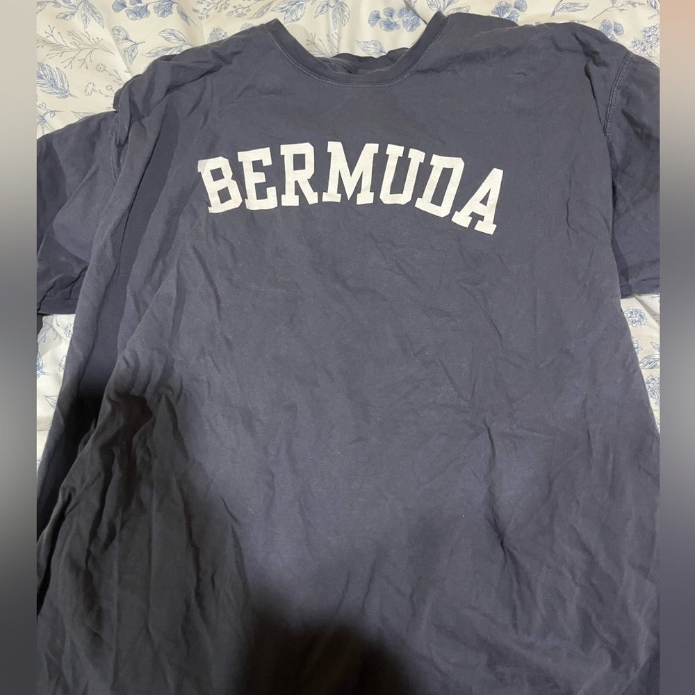 Hanes Bermuda Navy Men's Tee